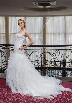 Свадебное платье И53398. Силуэт Русалка (Рыбка), длинное со шлейфом.