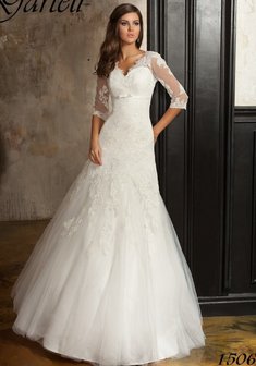 Свадебное платье Д53703. Силуэт Русалка (Рыбка), длинное без шлейфа.