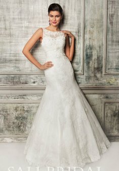 Свадебное платье Д53707. Силуэт Русалка (Рыбка), длинное без шлейфа.