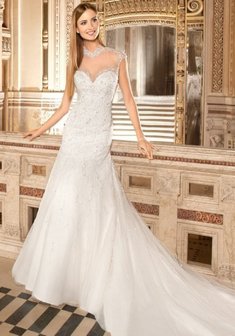 Свадебное платье М53761. Силуэт Русалка (Рыбка), длинное со шлейфом.