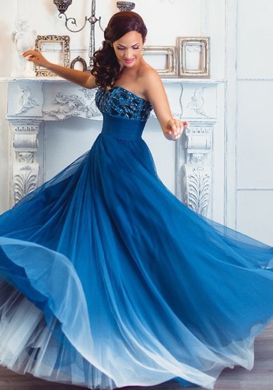 Вечернее платье М53780 - Салон свадебной и вечерней моды Марии Сухаревой