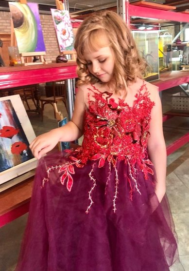 Детское платье С69300 - Свадебный салон Студия пошива платьев Alisa Couture